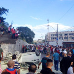 Carro cai do Viaduto de Alcântara