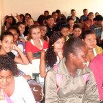 Alunos da Escola Estadual Leonor Franco Moreira