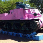 Tanque Rosa – Praça dos Ex-Combatentes