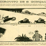Cartaz circuito de São Gonçalo – Corrida de Automóveis
