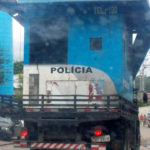 Cabine de polícia saindo do território do Salgueiro – São Gonçalo
