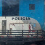 Cabine de polícia saindo do território do Salgueiro – São Gonçalo