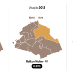 Votação em São Gonçalo nas eleições de 2008, 2012 e 2016