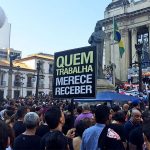 Servidores em protesto contra o governo Pezão (2015–2018)