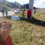 Mutirão com dos moradores de Vista Alegre em São Gonçalo