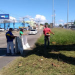 Mutirão com dos moradores de Vista Alegre em São Gonçalo