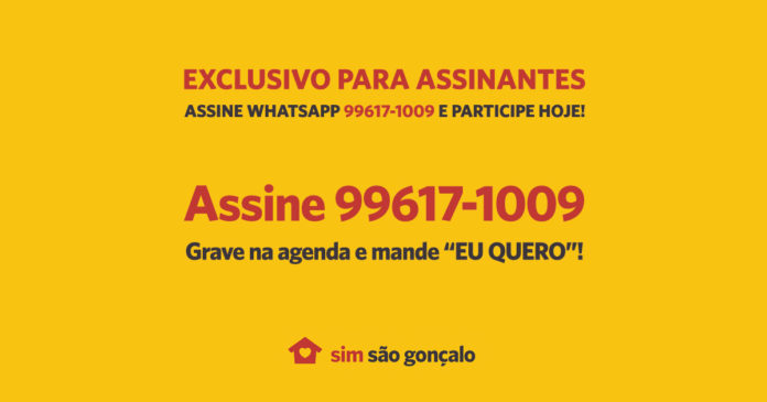 Exclusivo para Assinantes do SIM São Gonçalo – www.simsaogoncalo.com.br