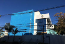 Prédio do Teatro Municipal Gonçalense ainda fechado. Foto: Matheus Graciano/SIM São Gonçalo