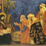 O três reis Magos do nascimento de Jesus