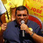 José Luiz Nanci em campanha política para prefeito de São Gonçalo em 2016.