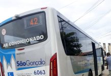 ônibus com ar condicionado em São Gonçalo: é preciso conservá-los