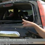 Arrastão na RJ-104 em São Gonçalo
